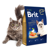 Brit Premium Aliment Sec pour Chat par Nature Cat. Saumon adulte 1,5 kg